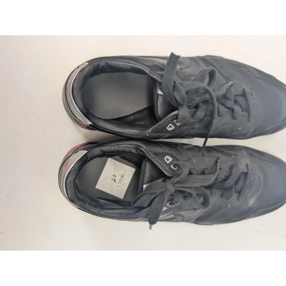 Nike Total 90 Shoes Mens Size 9 Black Leather Soccer Turf Sneakers 315044-001